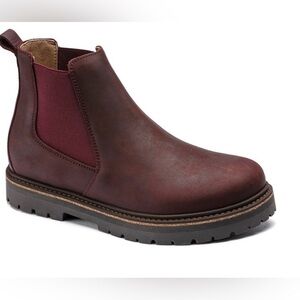 Birkenstock women Burgundy Chelsea Boots